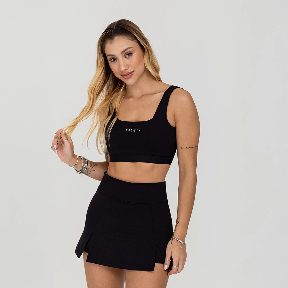 Top Growth Costas Torcida Com Tiras Preto