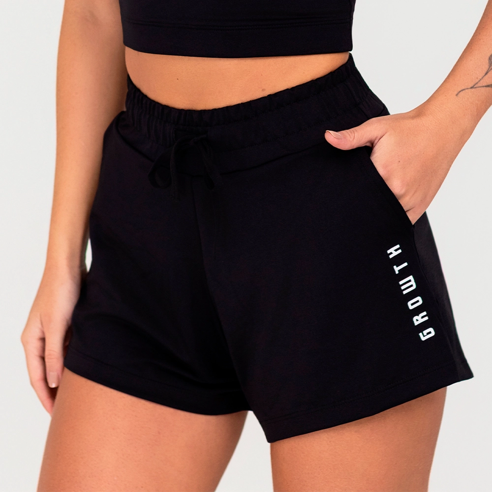 SHORT GROWTH SOLTINHO COM ELASTICO PRETO - GROWTH SUPPLEMENTS