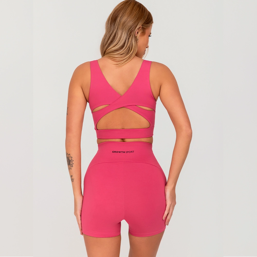 SHORT GROWTH RECORTE LATERAL ROSA  - GROWTH SUPPLEMENTS