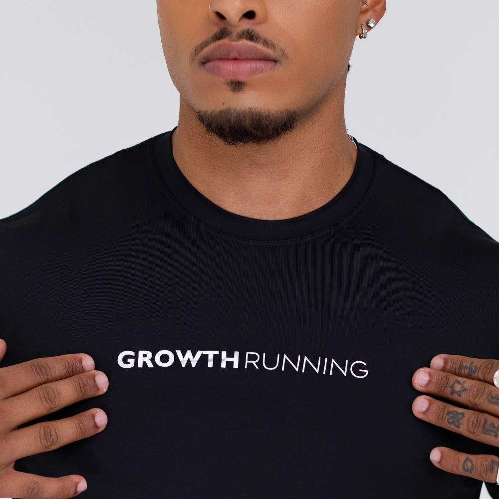 Camiseta Growth Running Preto