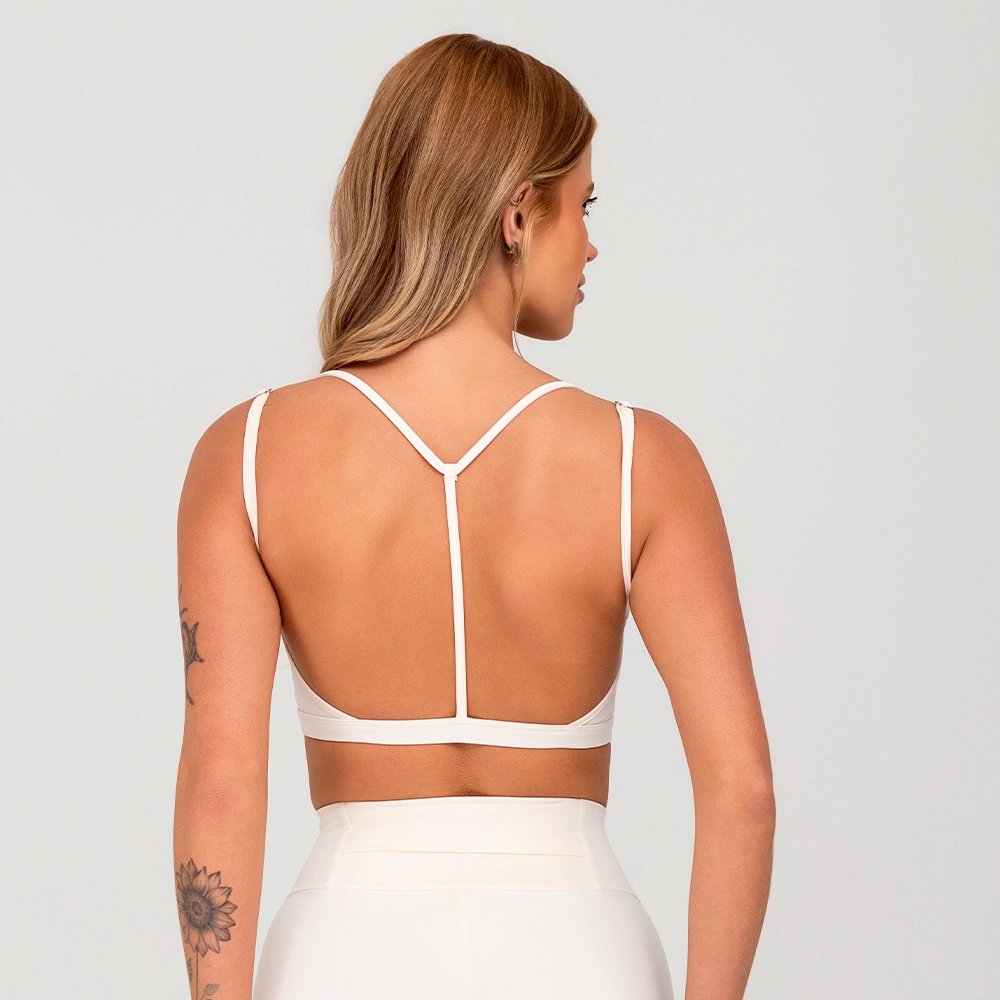 Top Growth Tira Em V Costas Off White