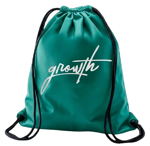 Foto do produto SACOLA TIPO MOCHILA MANUSCRITO VERDE JADE