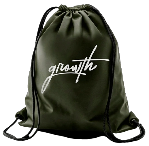 Foto do produto SACOLA TIPO MOCHILA MANUSCRITO VERDE MILITAR