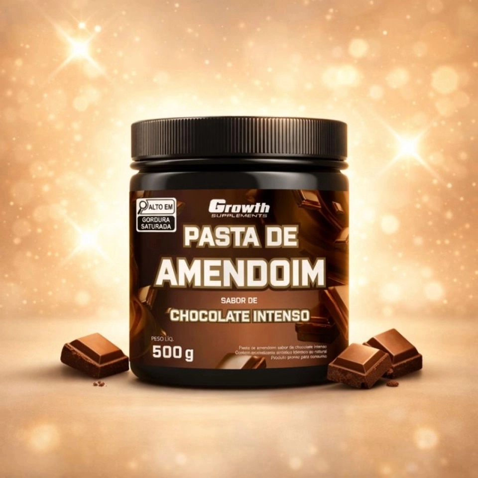 GROWTH SUPPLEMENTS - Pasta de Amendoim sabor Chocolate Intenso