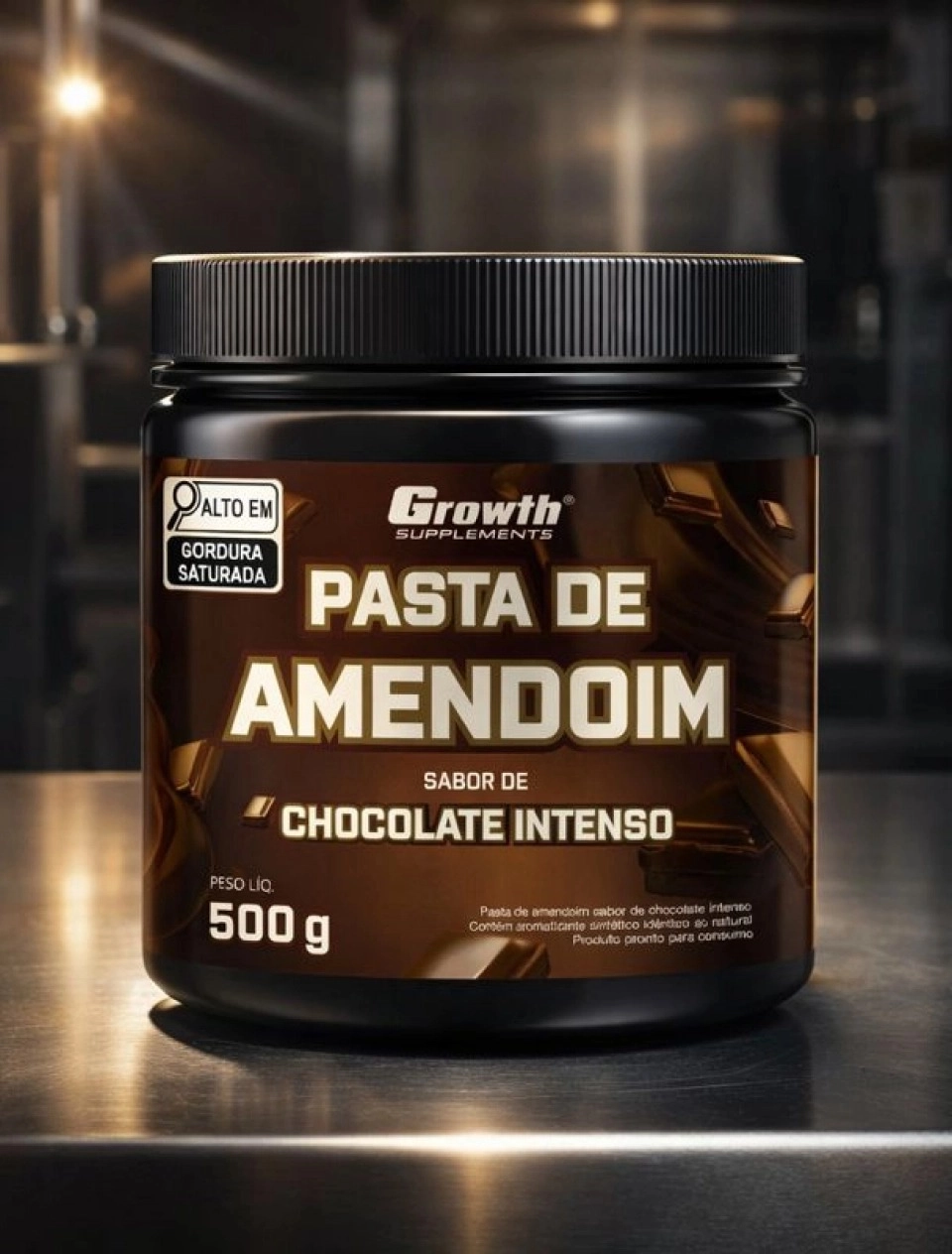 GROWTH SUPPLEMENTS - Pasta de Amendoim sabor Chocolate Intenso