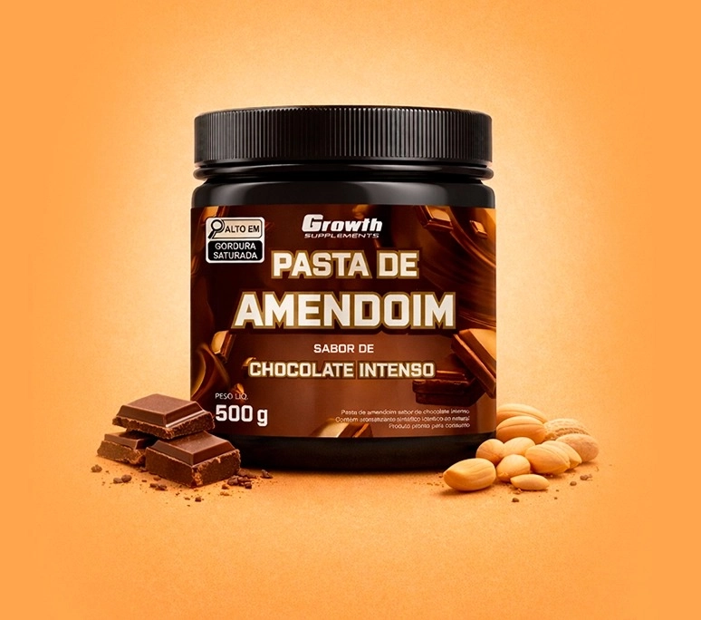 GROWTH SUPPLEMENTS - Pasta de Amendoim sabor Chocolate Intenso