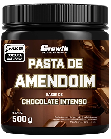 Foto do produto PASTA DE AMENDOIM SABOR CHOCOLATE INTENSO 500G