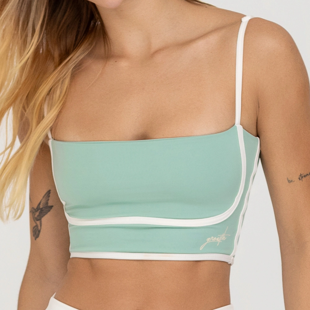 TOP GROWTH VIES CONTRASTANTE BUSTO VERDINHO COM OFF