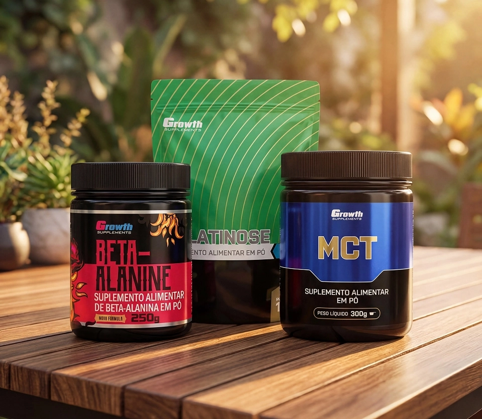 KIT ENDURANCE COM BETA-ALANINA, MCT E PALATINOSE - Growth Supplements
