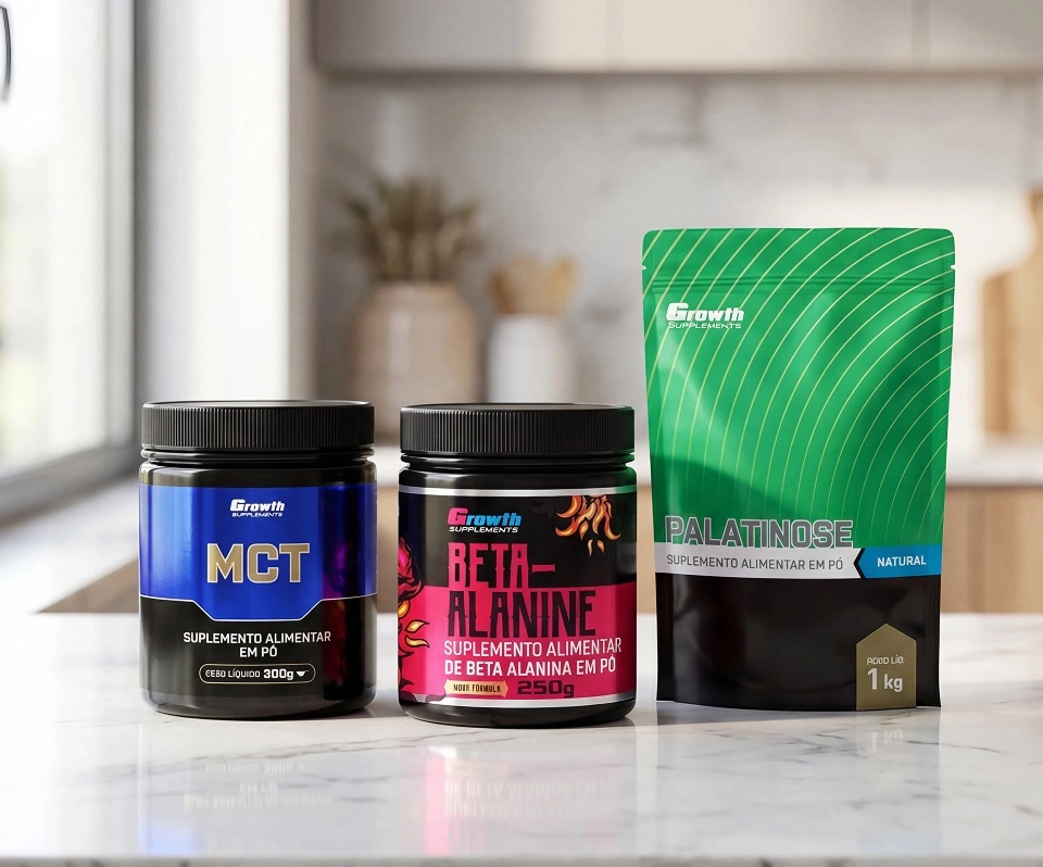 KIT ENDURANCE COM BETA-ALANINA, MCT E PALATINOSE - Growth Supplements