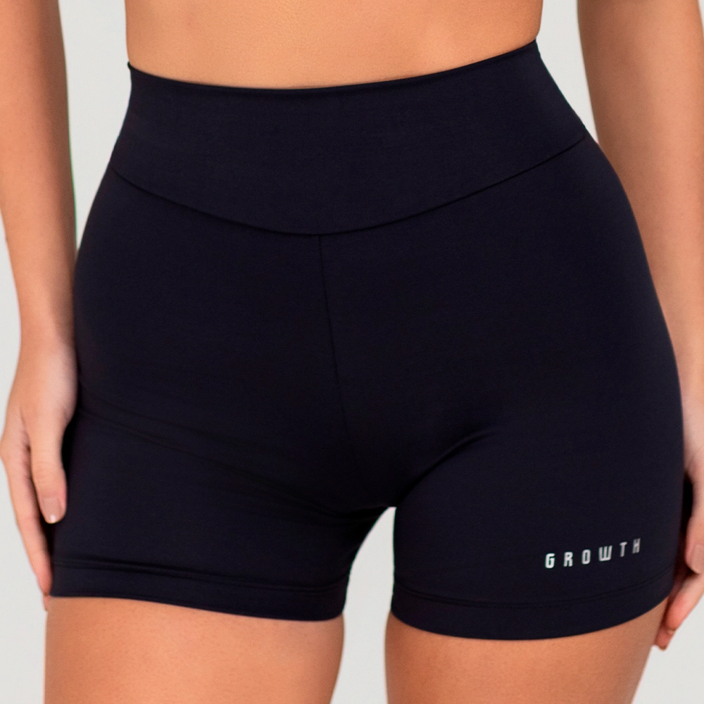 Short Growth Cos Amplo Preto