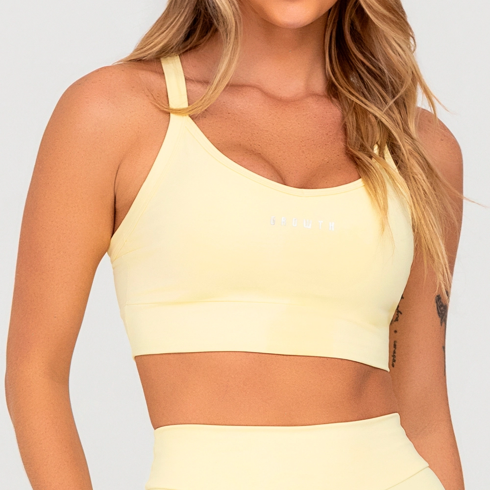Top Growth Tiras Cruzadas Amarelo 
