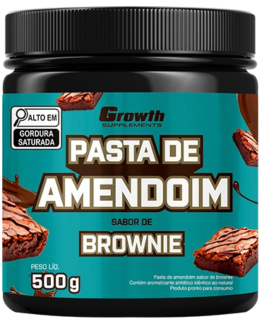 Foto do produto PASTA DE AMENDOIM SABOR BROWNIE 500G