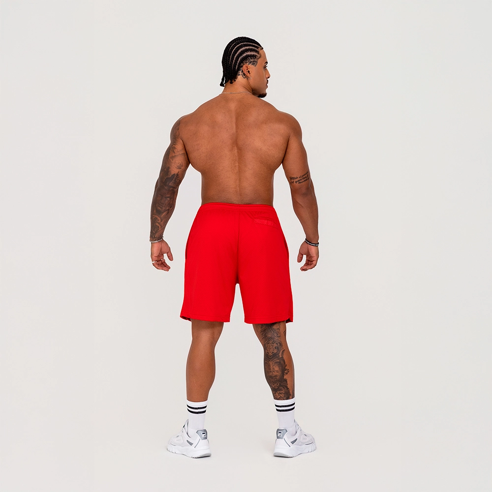 Bermuda Growth Confort Estampa Lateral Vermelho