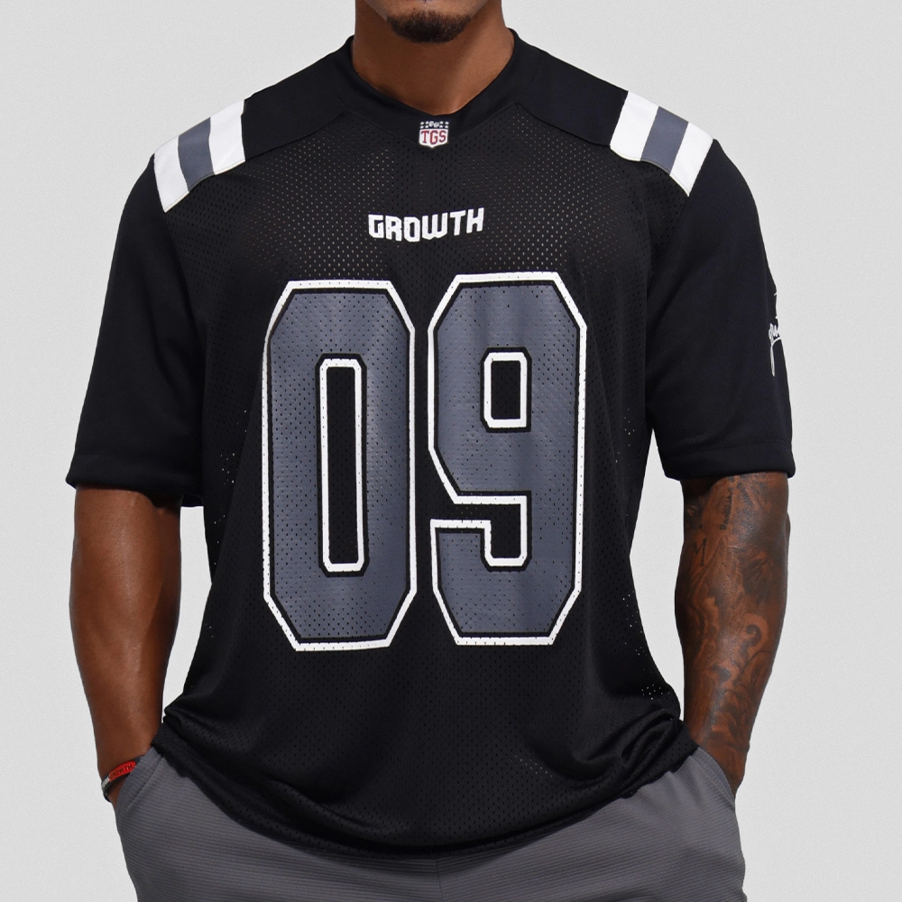 Camiseta Growth Fut American Preto