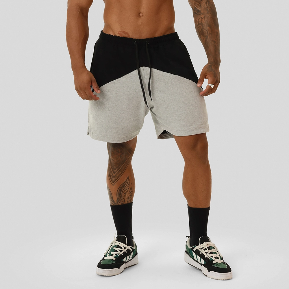 Bermuda Moletom Growth Preto/Cinza