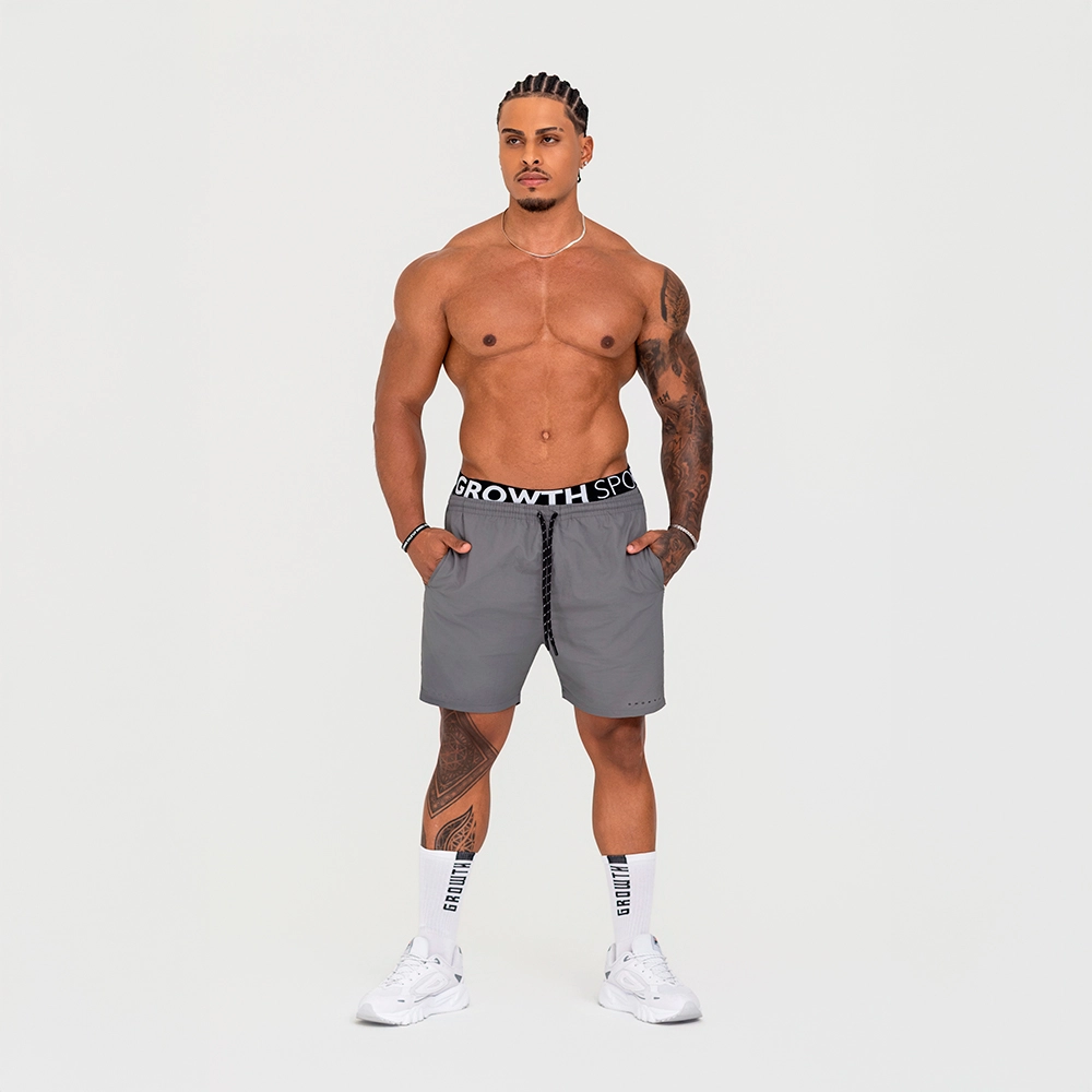 BERMUDA GROWTH COS ELASTICO PERSONALIZADO CINZA GRAFITE