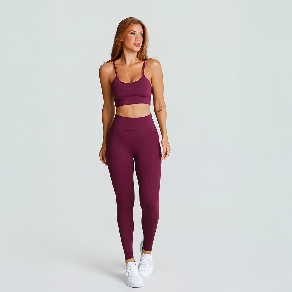 Legging Growth Cós Anatomico Vinho