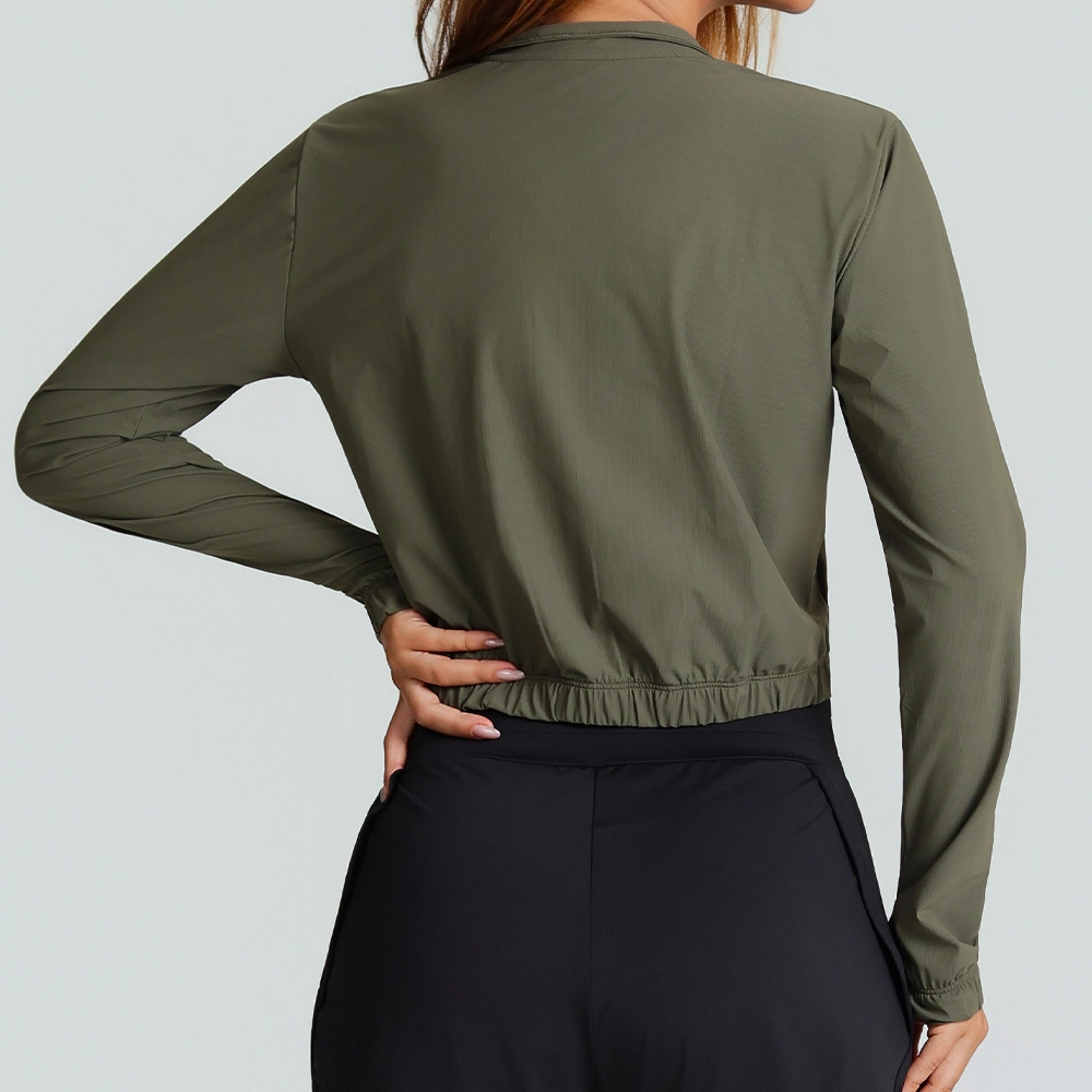 Jaqueta Zíper Growth Verde Militar