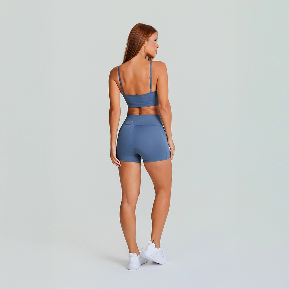 Top Growth Alças Finas Finesse Azul