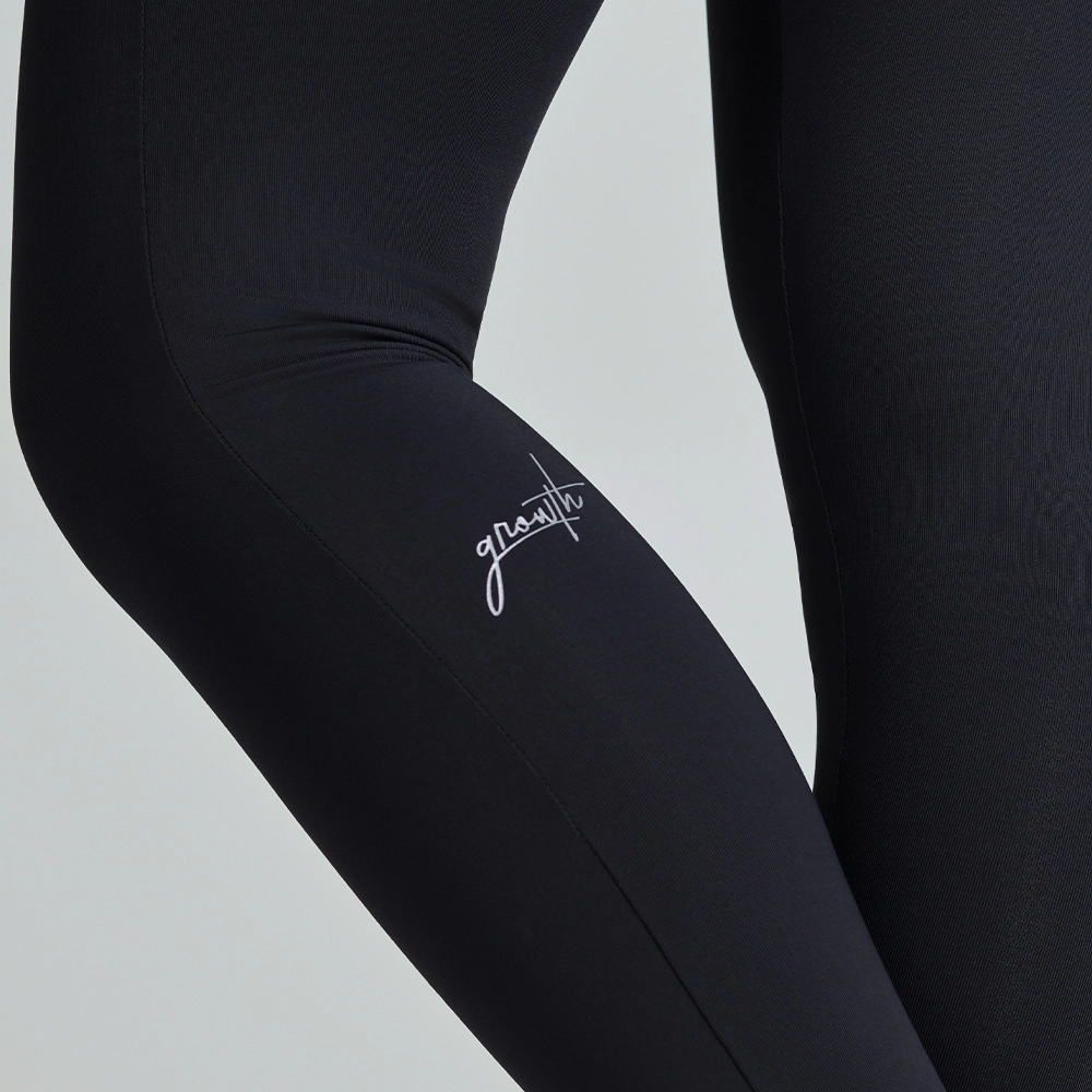 Macacão Growth Longo Costas Cruzadas Preto