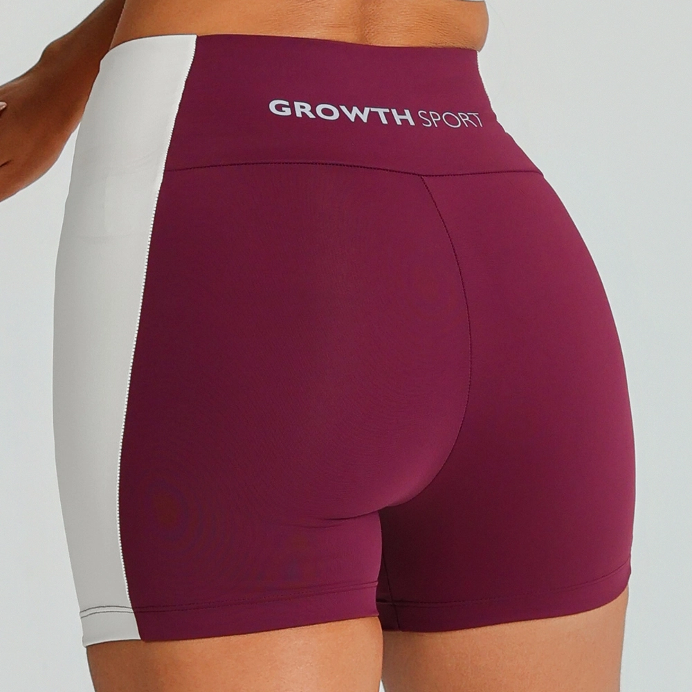 Bermuda Growth Lateral Contrastante Vinho