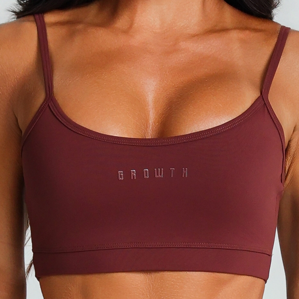 Top Growth Alças Finas Finesse Marrom