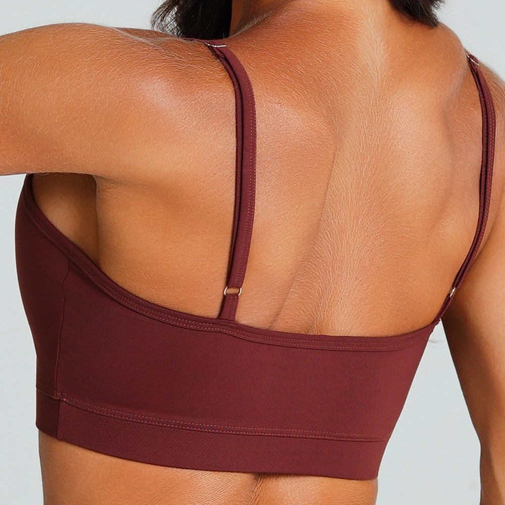 Top Growth Alças Finas Finesse Marrom