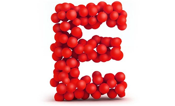 Growth Supplements - IMAGEM ILUSTRATIVA DA LETRA E FORMADA POR MOLECULAS