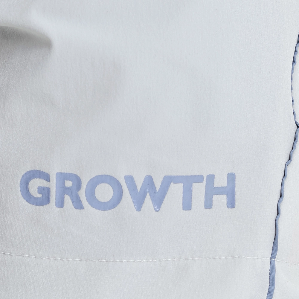 Short Banho Growth Cinza Detalhes Azul