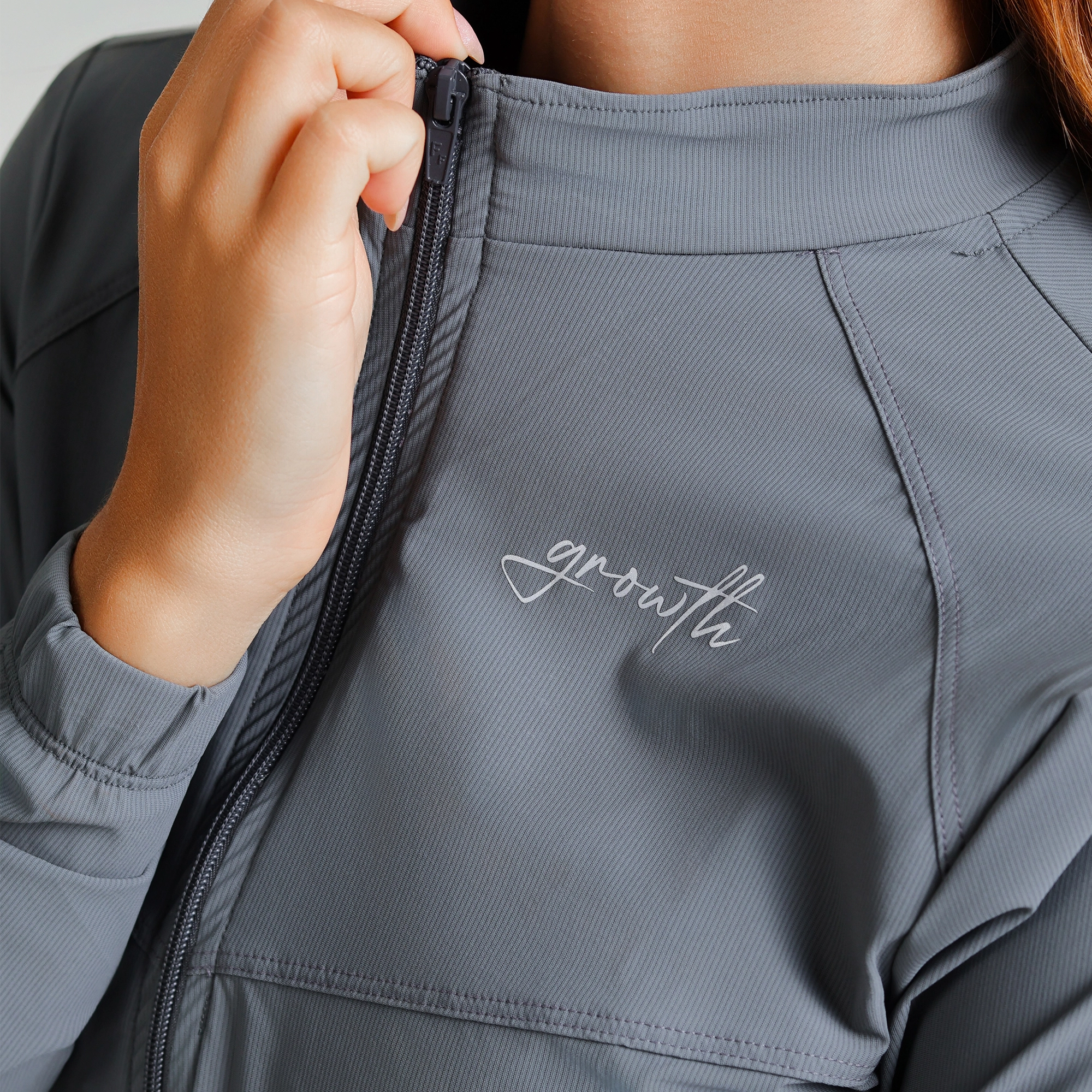 Jaqueta Zíper Growth Grafite