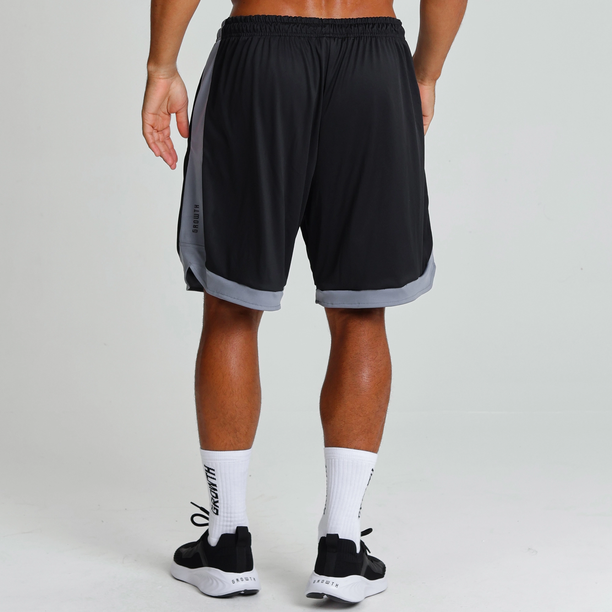 Bermuda lateral arredondada bicolor