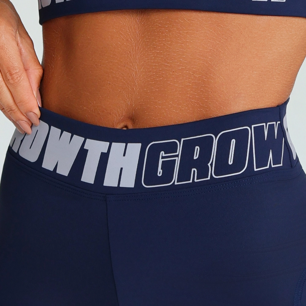 Short Azul Marinho Ad Recorte Logo Growth