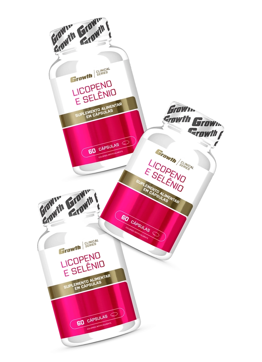 GROWTH SUPPLEMENTS - Imagem ilustrativa embalagem licopeno e selênio