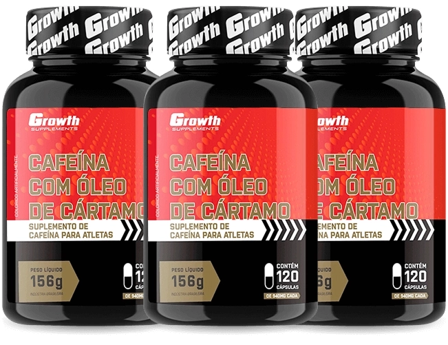 Growth Supplements - Imagem ilustrativa cafeína com óleo de cártamo