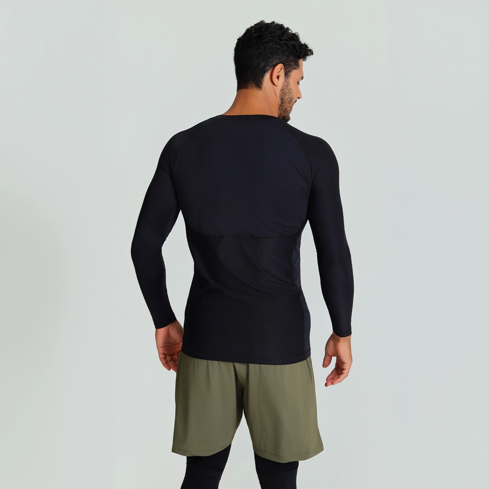 Camiseta Growth Pro manga longa preto 