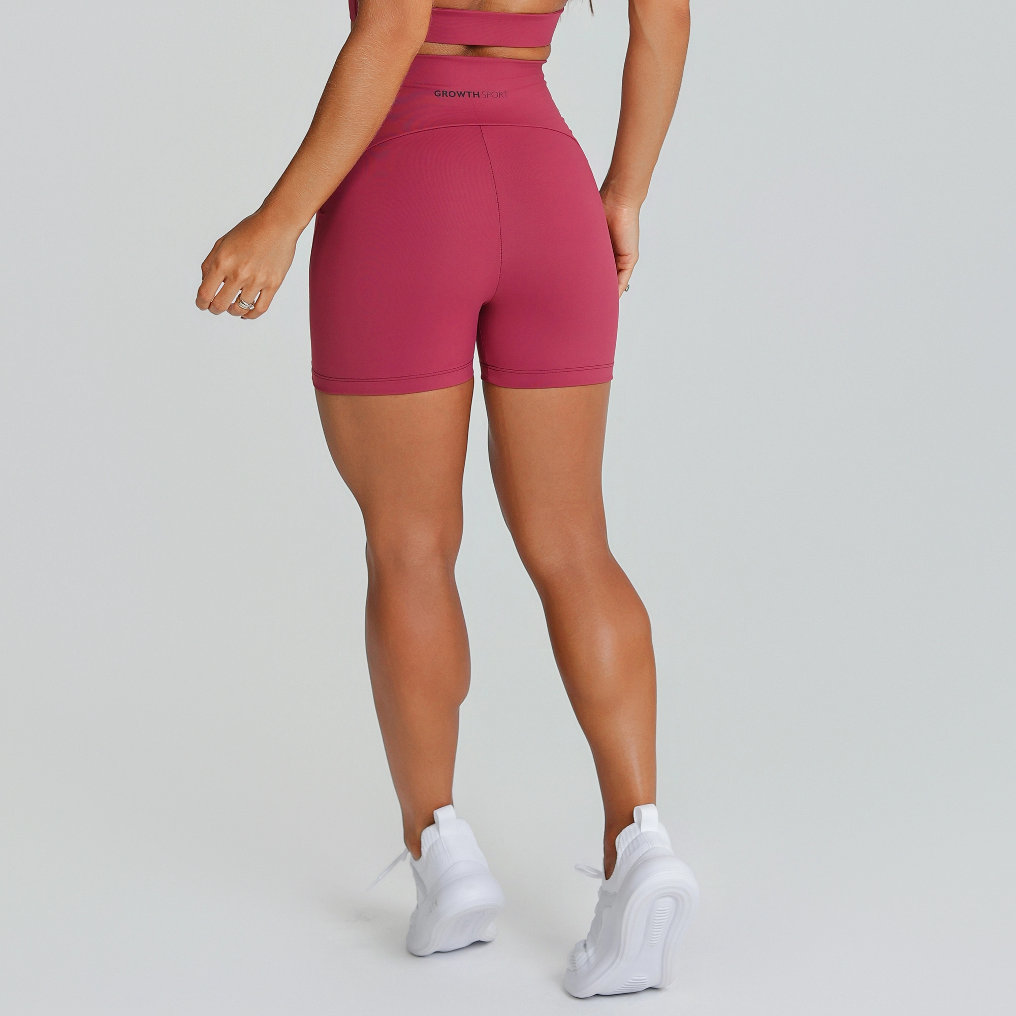 Short Growth Recorte Lateral Rose