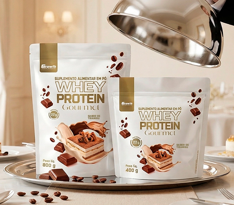 GROWTH SUPPLEMENTS - Embalagens de Whey Gourmet Tiramisu