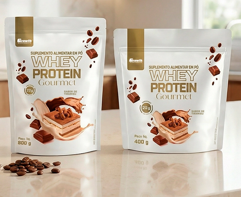 GROWTH SUPPLEMENTS - Embalagens de Whey Gourmet Tiramisu