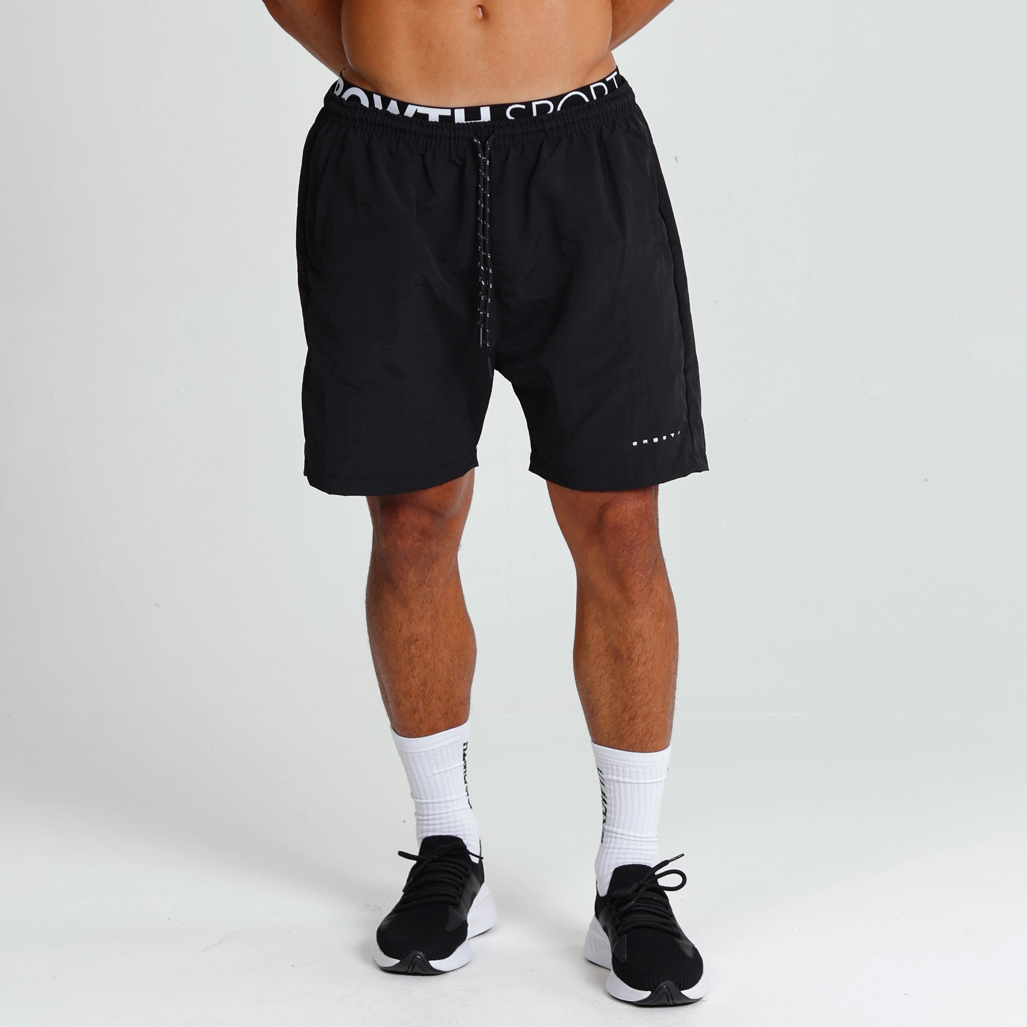 Bermuda Growth cós elástico preto detalhe lateral