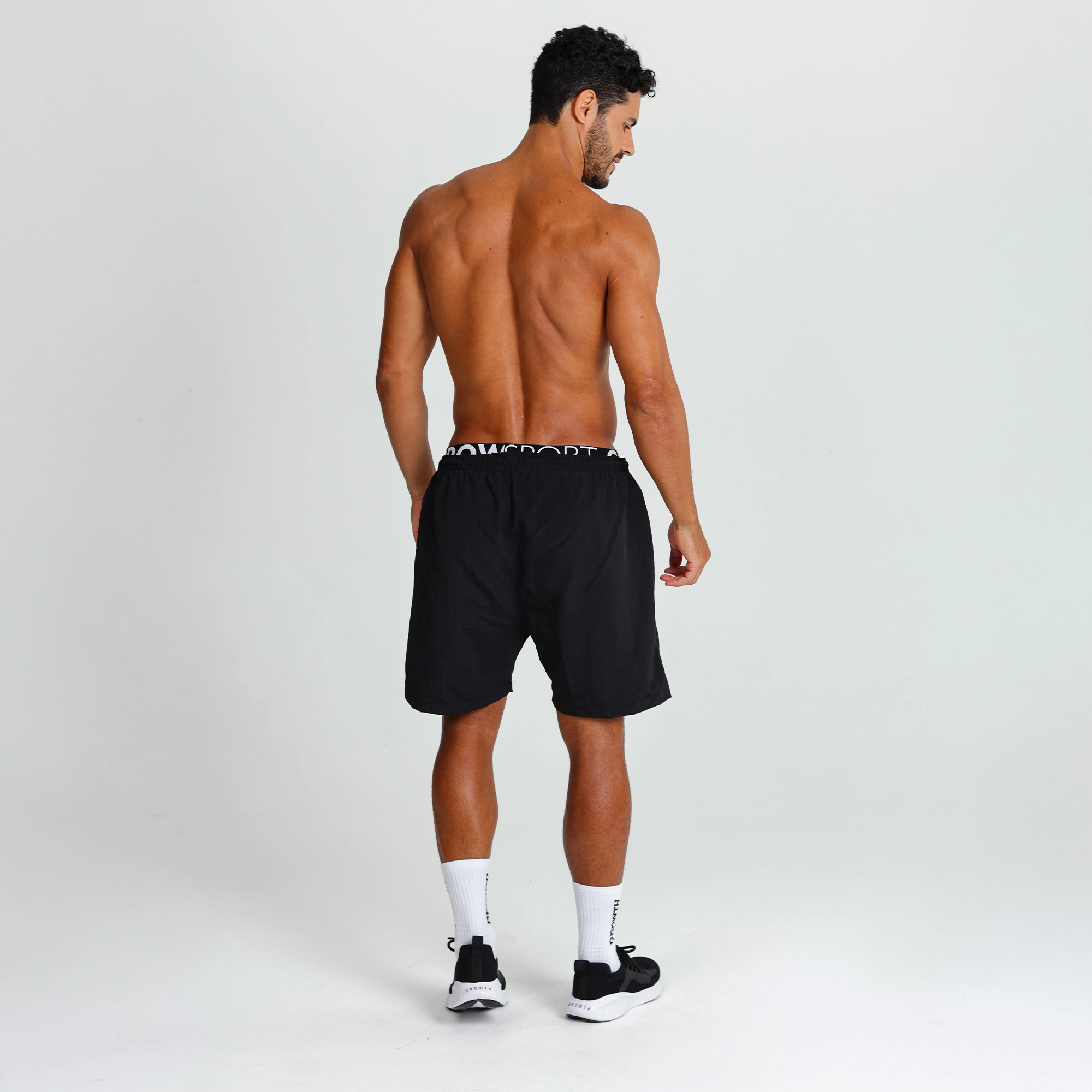 Bermuda Growth cós elástico preto detalhe lateral