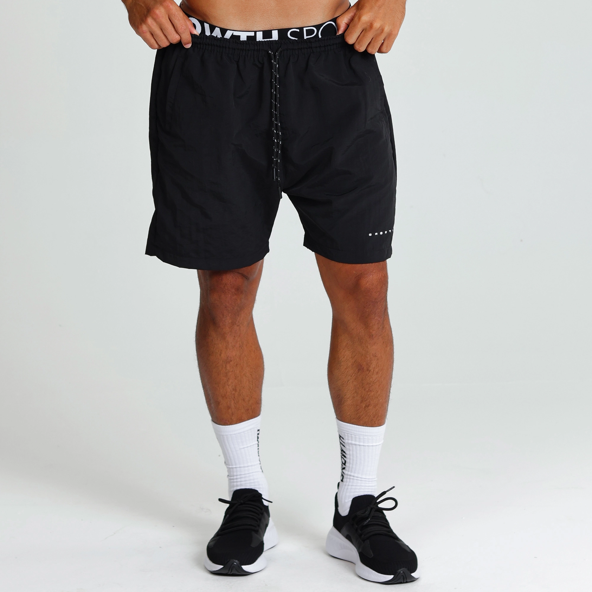 Bermuda Growth cós elástico preto detalhe lateral