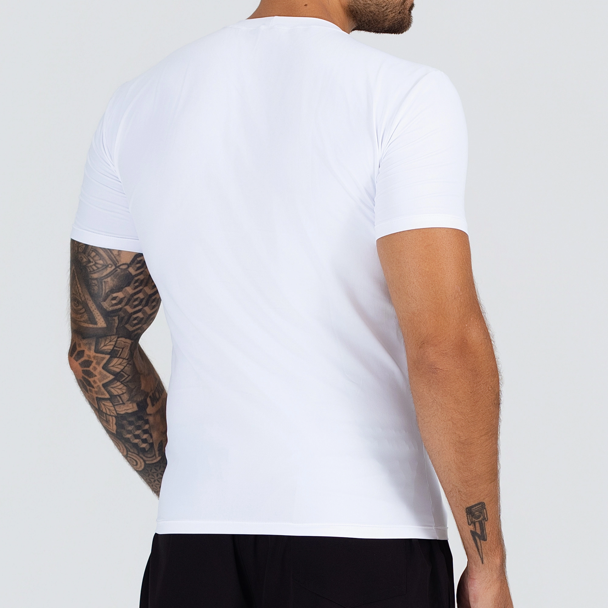 Camiseta Térmica Growth Essencial Manga Curta Branco