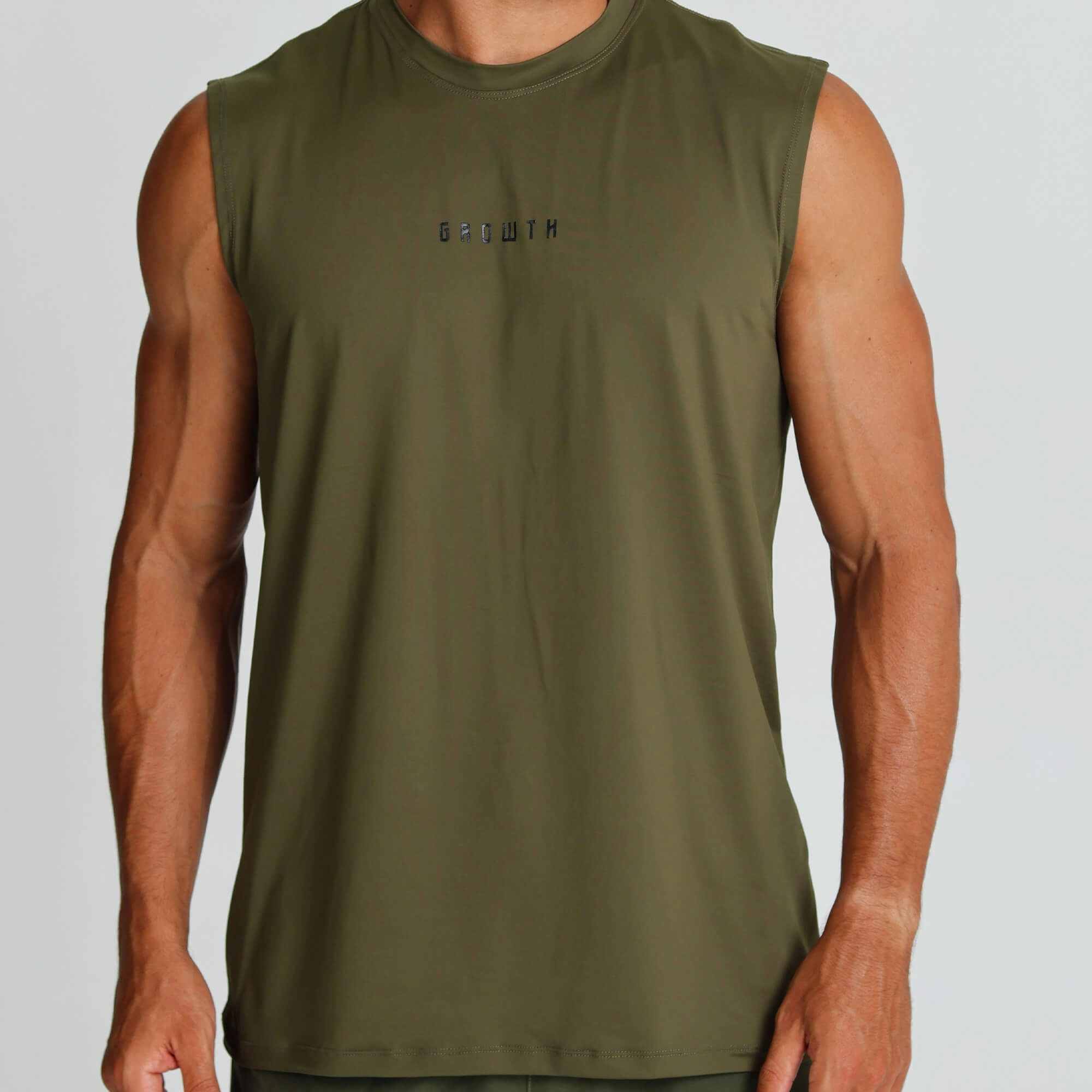 Regata Machão Growth Performance Verde Militar 