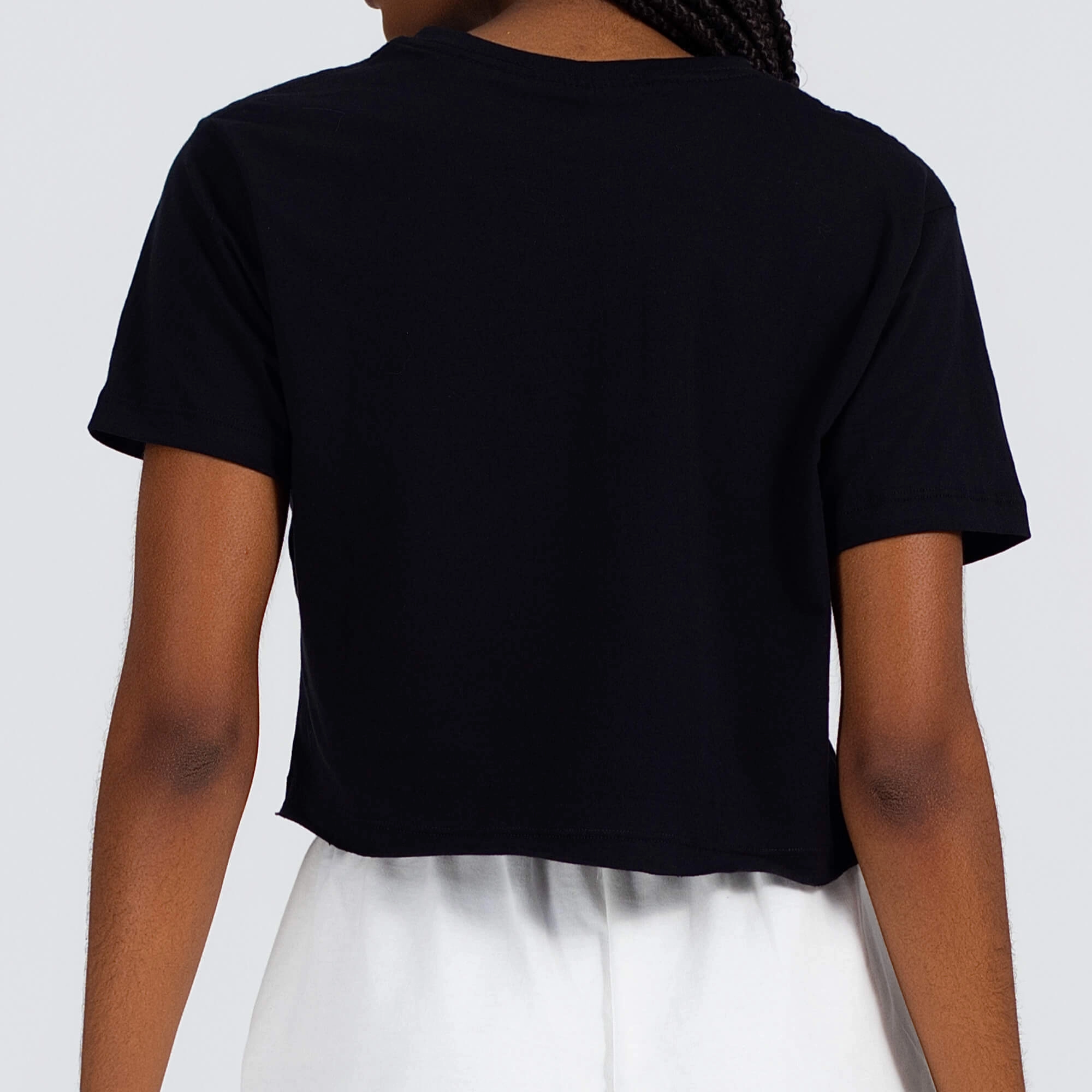 Camiseta Cropped Growth silk local preto
