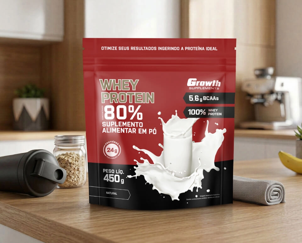 GROWTH SUPPLEMENTS - WPC 450g sabor natural