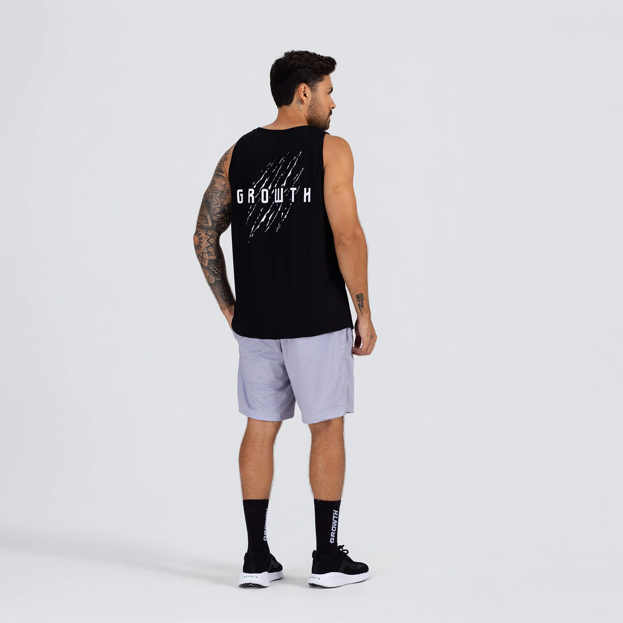 Regata Casual Growth Under Garras Preto