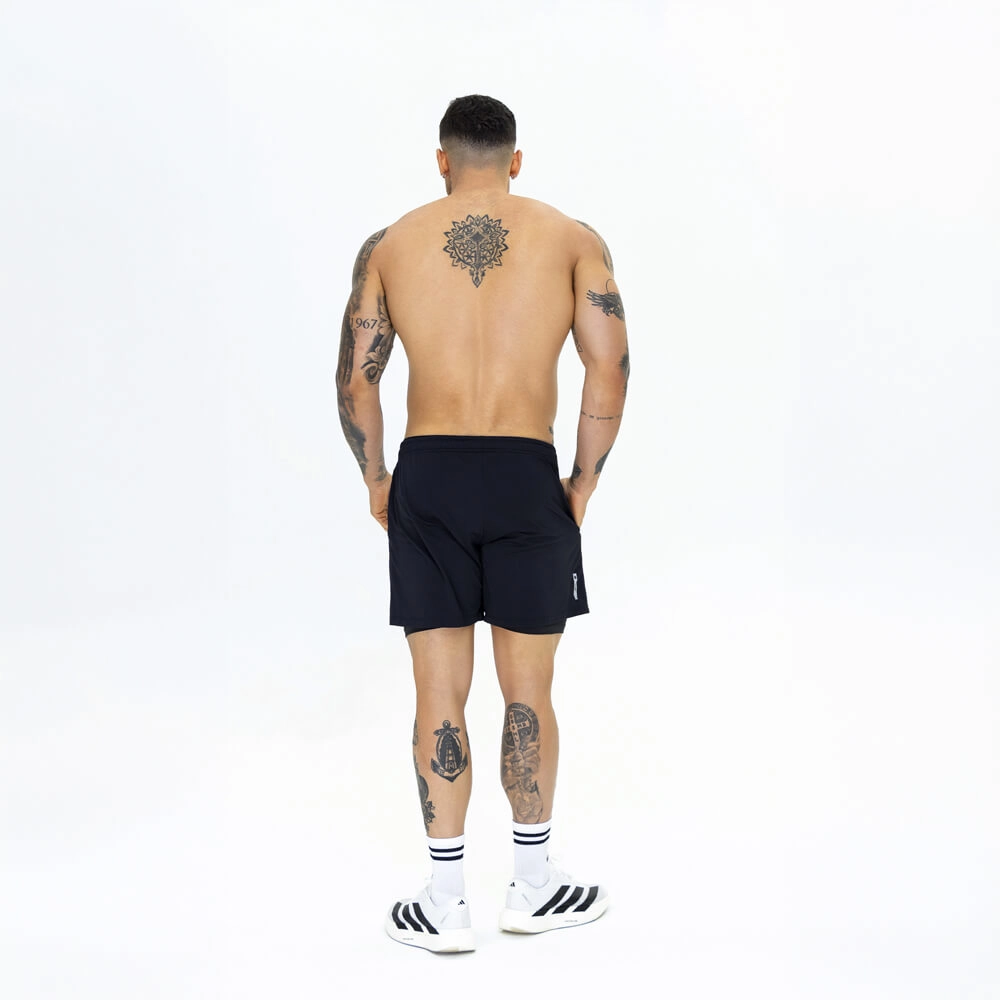 Bermuda Growth Dupla Running Preto