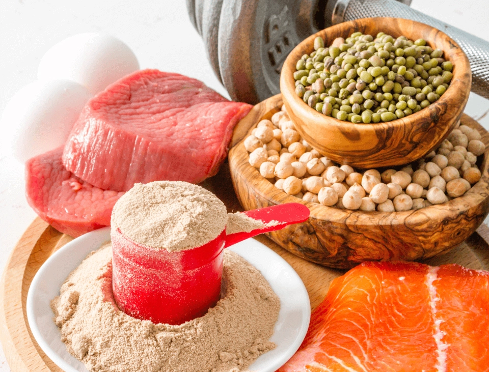 GROWTH SUPPLEMENTS - Scoop de Albumina e várias outras fontes de proteína