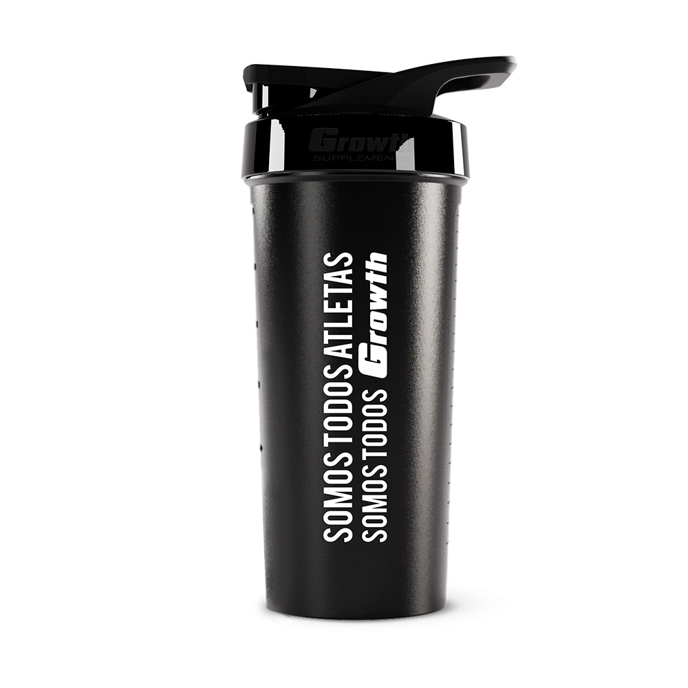 Coqueteleira Preta 600ml - Growth Supplements